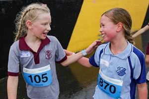 8 9 Girls Tahlia Chapman 5th and Chloe Harkin 8th