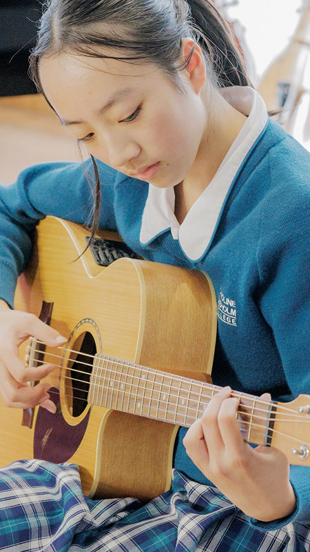 Guitar lessons at Caroline Chisholm Catholic College Glenmore Park