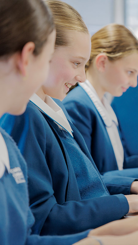 Caroline Chisholm Catholic College Glenmore Park student playing sport