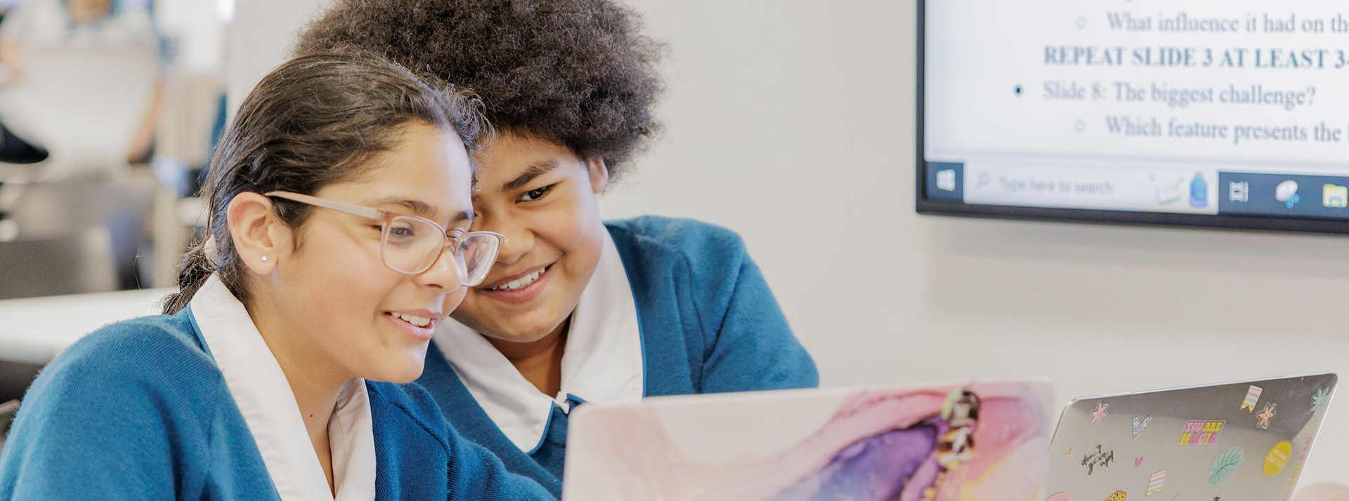 Caroline Chisholm Catholic College Glenmore Park students in class